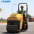 Mini Compaction Machine 1 Ton Vibratory Double Drum Compactor Roller